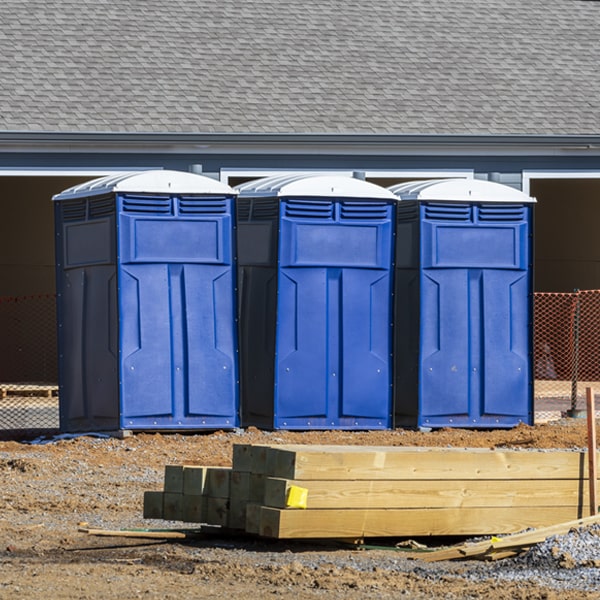 can i customize the exterior of the porta potties with my event logo or branding in Lowber